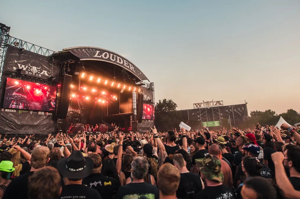 Afternoon view of Wacken stage.